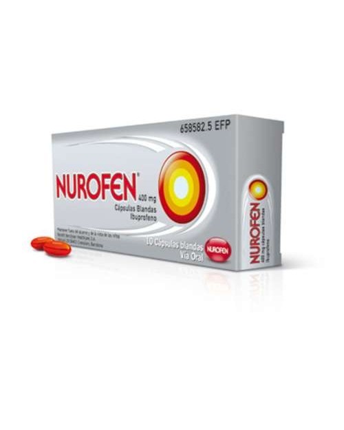 NUROFEN RAPID 400 mg CAPSULAS BLANDAS