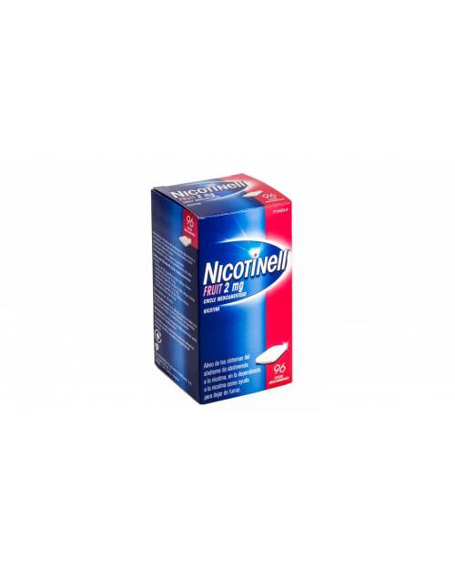 NICOTINELL FRUIT 2 mg CHICLE MEDICAMENTOSO