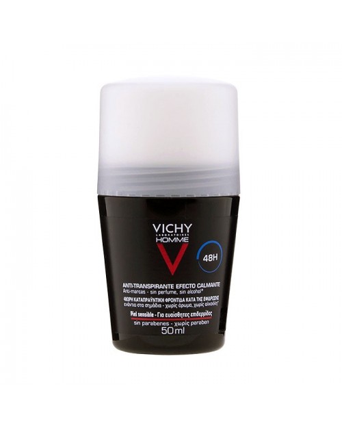 Vichy homme desodorante bola piel sensible 50ml